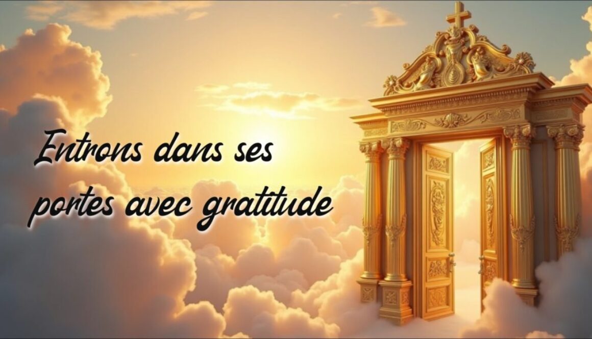 Entrons dans ses portes avec gratitude Entrons dans ses portes avec gratitude